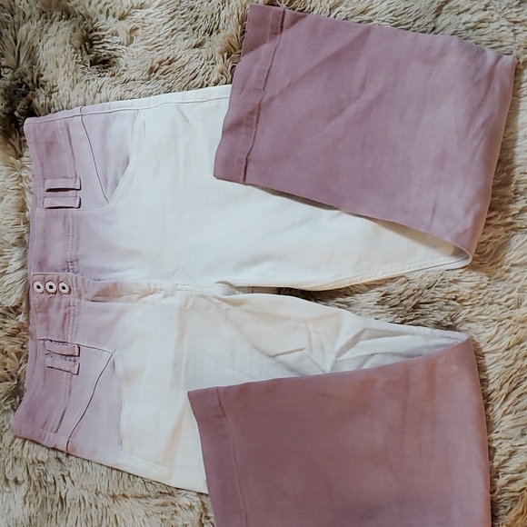 ANTHROPOLOGY PANTS SIZE 32 BRAND NEW NO LAVEL THE COLOR IS LIGHT PURPLES PINK - Picture 1 of 17